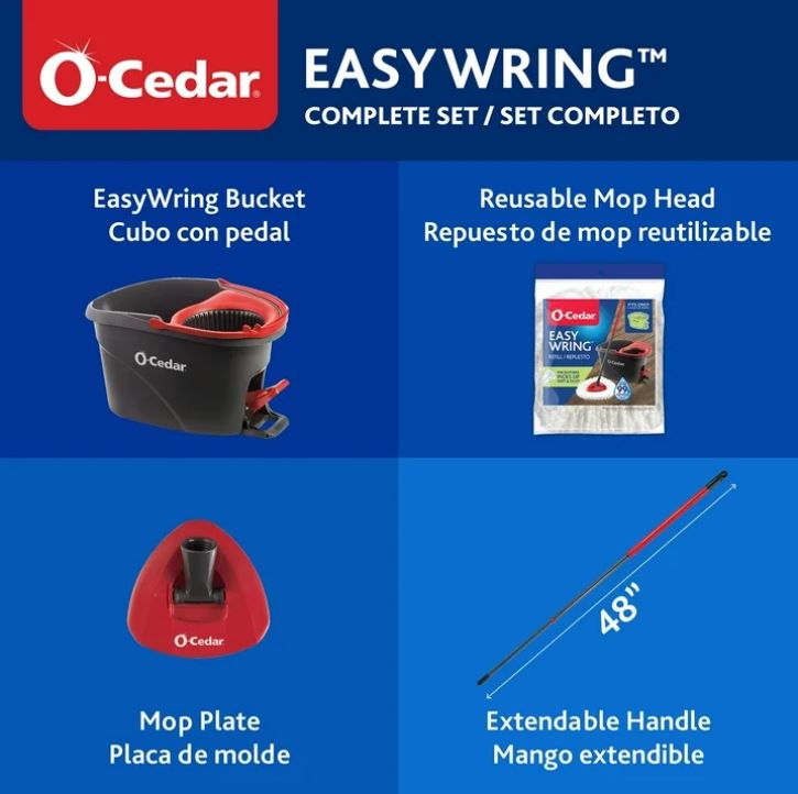 EasyWring™ Spin Mop & Bucket System